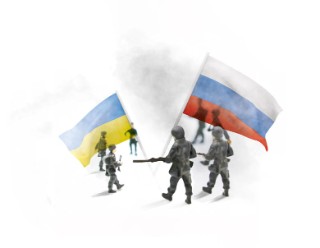 Keyvisual Blick über den Tellerrand Russland / Ukraine