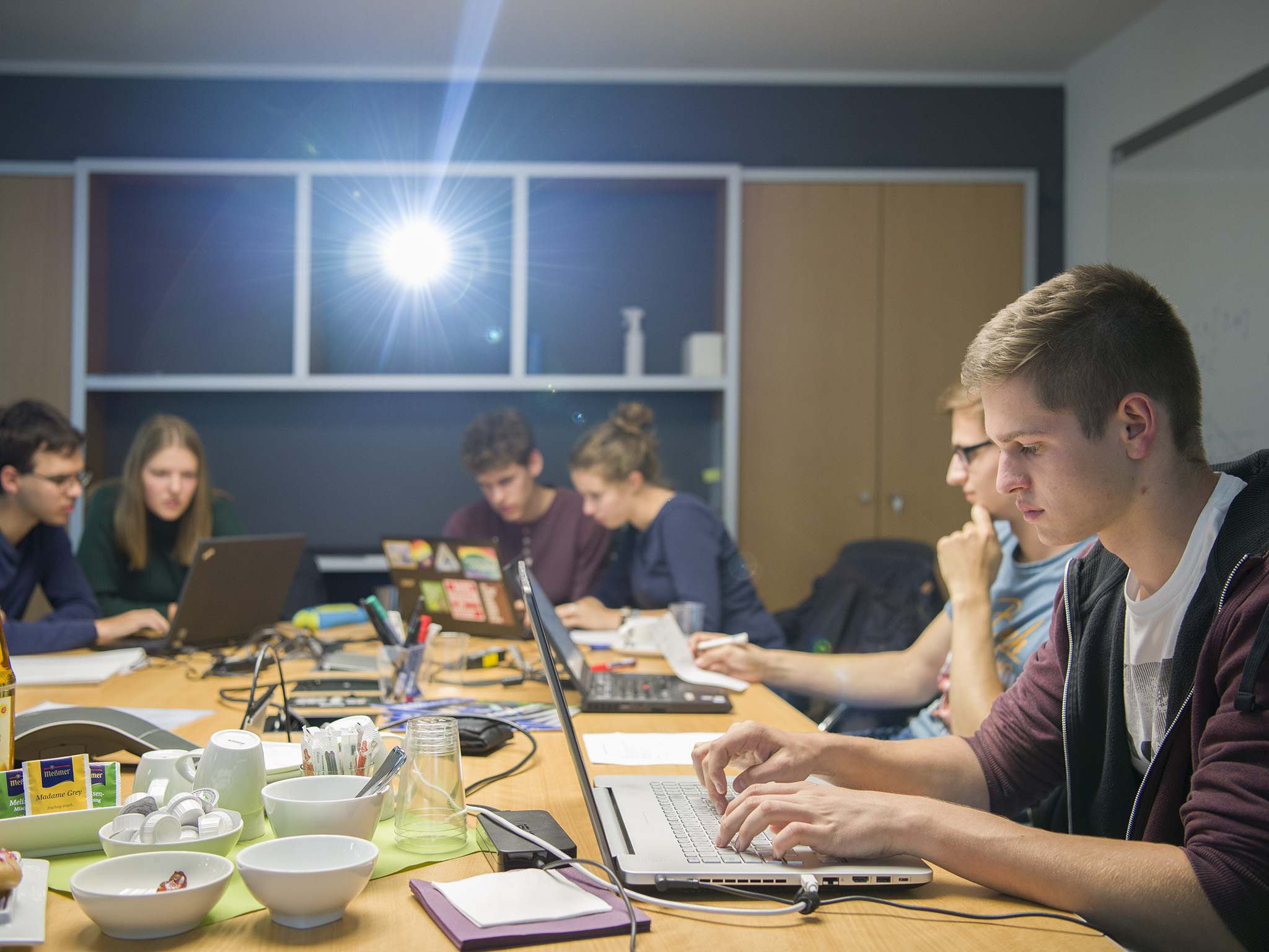 Studierende Herbstschule