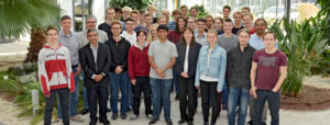 Gruppenbild der diesjährigen Teilnehmer der Herbstschule bzw. Felix-Klein-Stipendiaten. © Foto ITWM